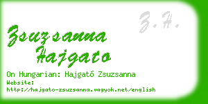zsuzsanna hajgato business card
